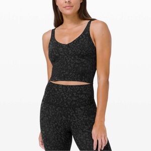 Black LuLu align tank